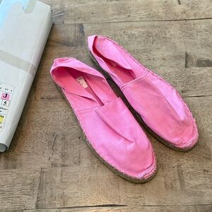 Hot Pink Espadrilles Size 8